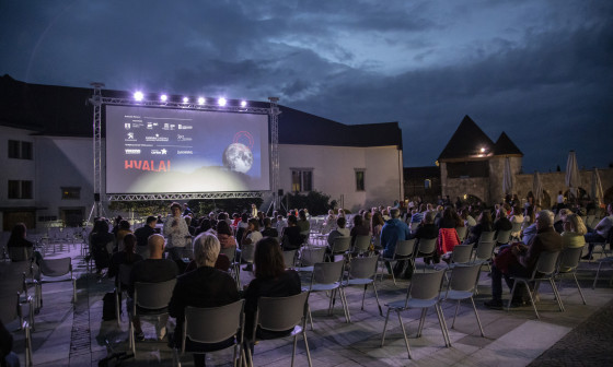 Film pod zvezdami na dvorišču Ljubljanskega gradu,foto urska boljkovac Kinodvor