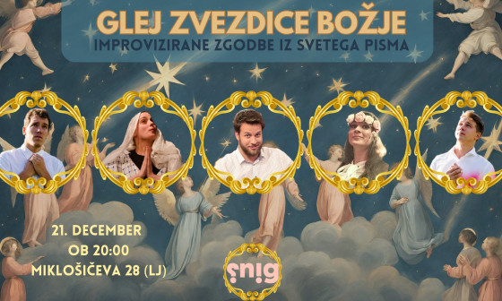 Božični impro večer. Foto vir: Pionirski teater