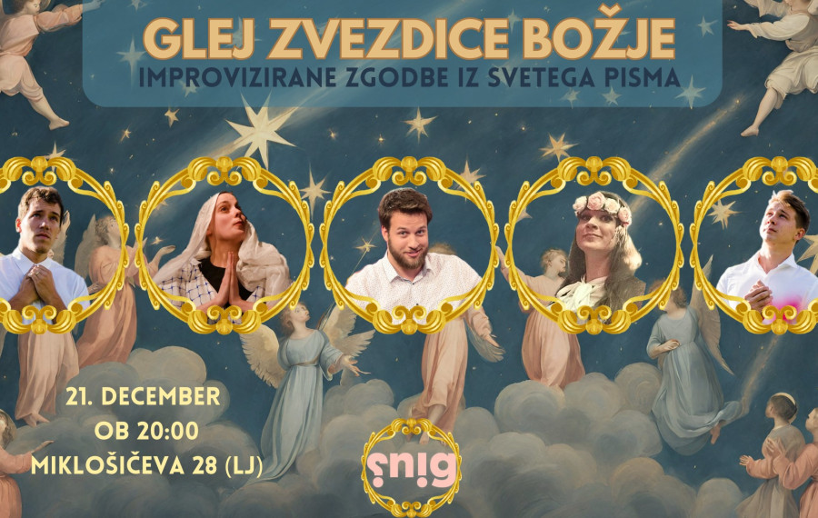 Božični impro večer. Foto vir: Pionirski teater