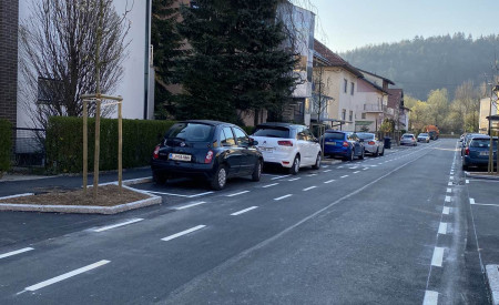 Prenovljena Ulica Jana Husa med Gortanovo in Kosovelovo, foto: arhiv MOL