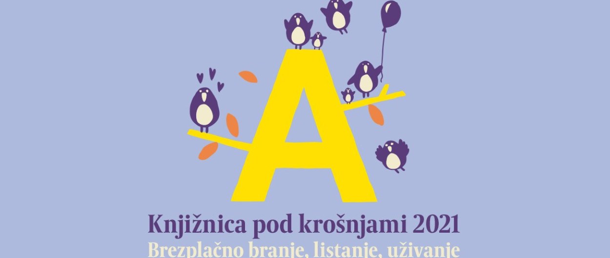 logo knjižnica pod krošnjami