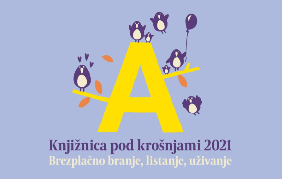 logo knjižnica pod krošnjami