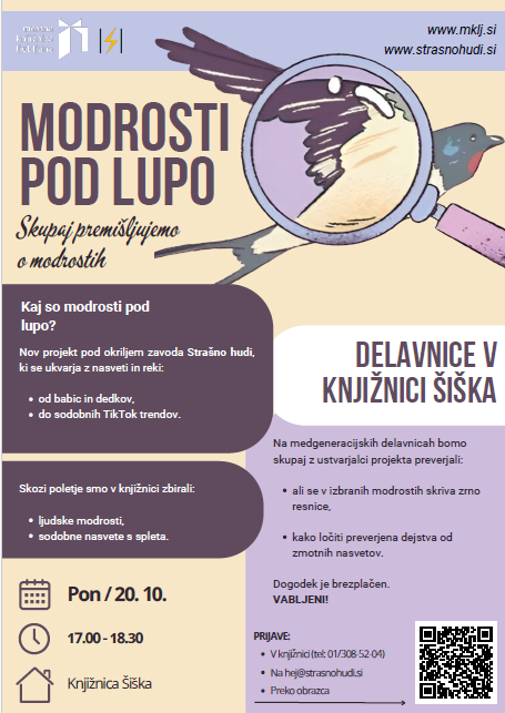 modrosti pod lupo