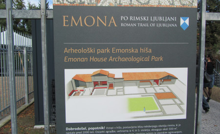 Usmerjevalne table po arheoloskih parkih, vir MOL