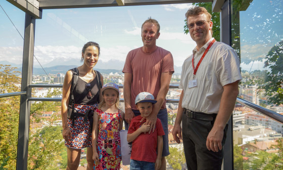 Petmilijonti potnik na tirni vzpenjaci. Foto: Ljubljanski grad