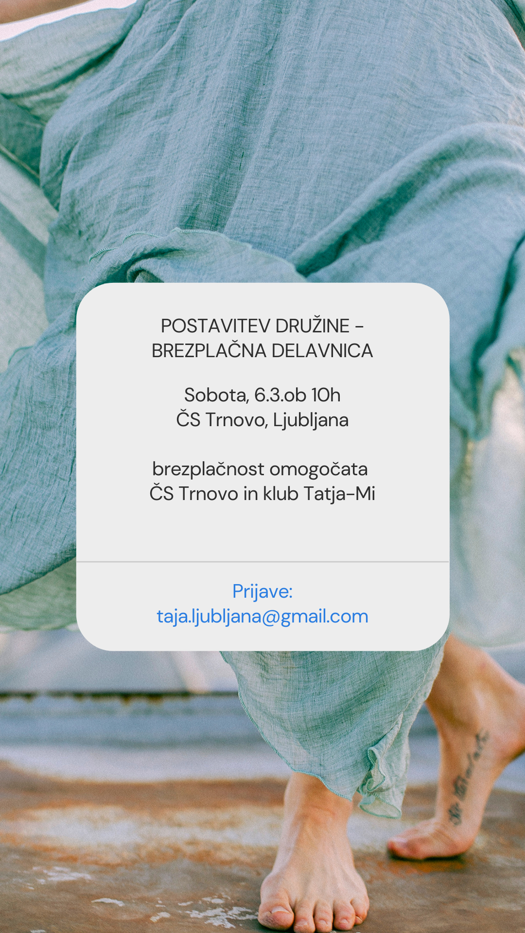 postavitev druzine