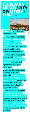 Ljubljana: Mesto literature …