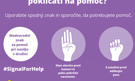 Prikaz znaka za nasilje