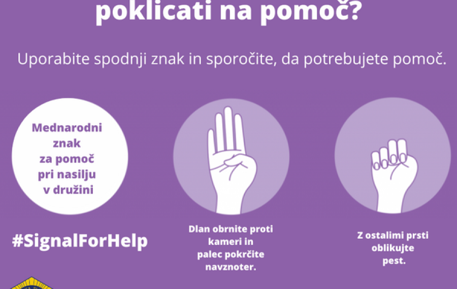 Prikaz znaka za nasilje
