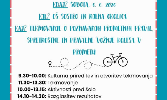 VABILO Kaj veš o prometu