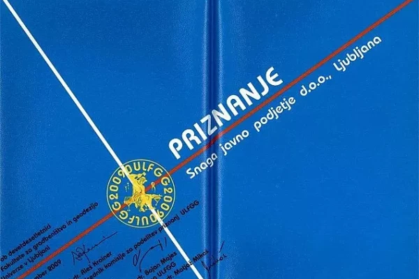 Priznanje UL FGG 2009