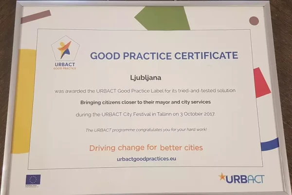 Priznanje urbact