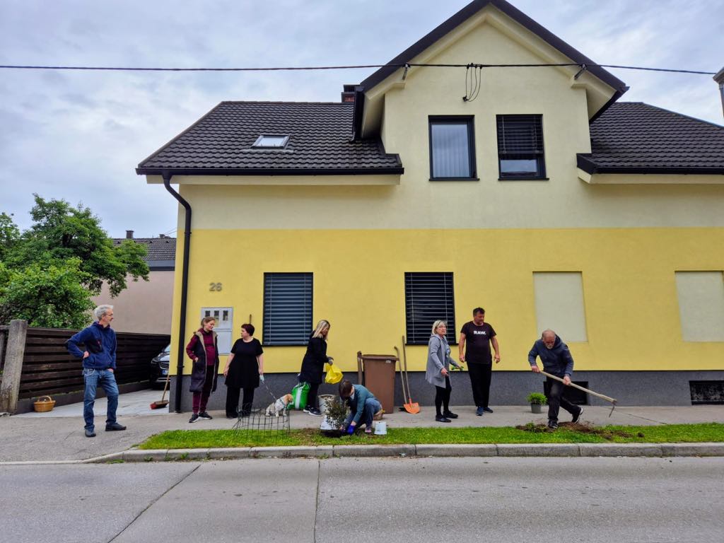  čiščenje in polepšanje odsek Verovškove