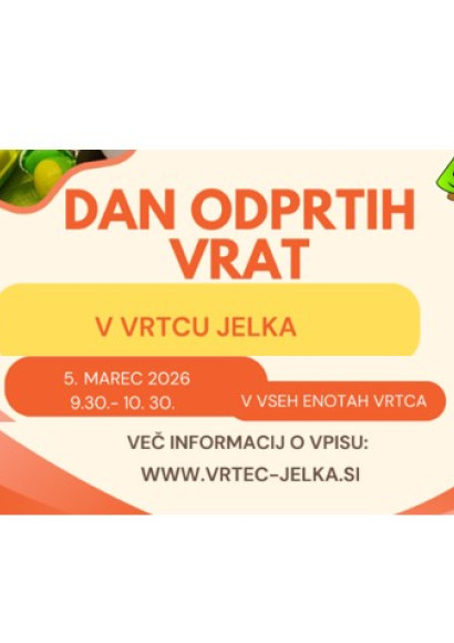 dan odprtih vrat vrtec jelka