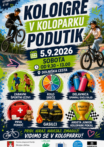 koloigre v koloparku CS Dravlje