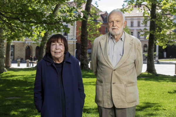 prof. dr. Gabi Čačinovič Vogrinčič, akad. zasl. prof. dr. Jože Mencinger