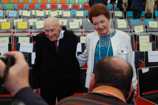 Elza Budau, akad. prof. dr. Stanko Kristl