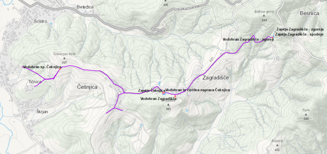 Vodovod Češnjica Zagradišče
