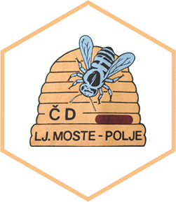 logotip Čebelarsko društvo Ljubljana Moste   Polje