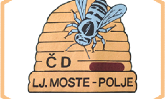 logotip Čebelarsko društvo Ljubljana Moste   Polje