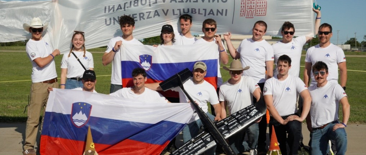 Ekipa študentk in študentov Univerze v Ljubljani Edvard Rusjan Team 