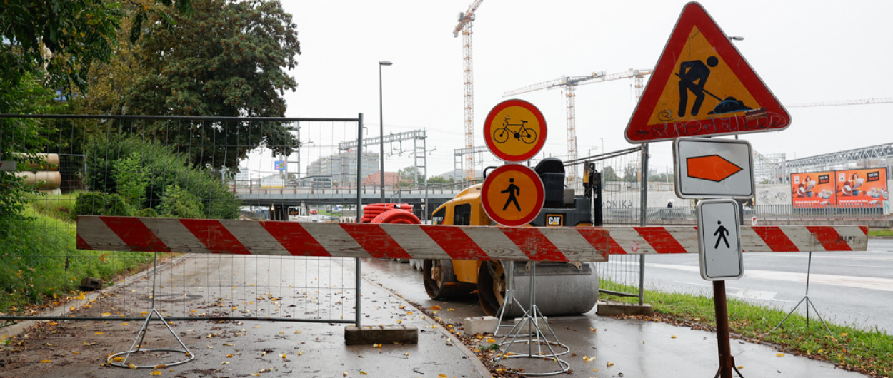 prenova nadvoza na Dunajski cesti nrovan 