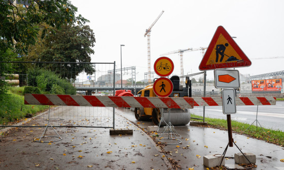 prenova nadvoza na Dunajski cesti nrovan 