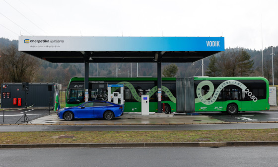 Odprtje polnilnega parka za alternativna goriva, foto: Nik Rovan