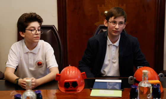 20260423 sprejem zmagovalca na tekmovanju iz podjetniskih idej Popri nrovan 001