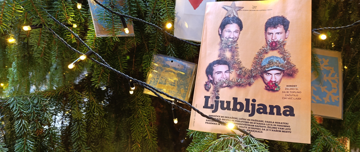 Naslovnica decembrske številke glasila Ljubljana, foto: arhiv MOL