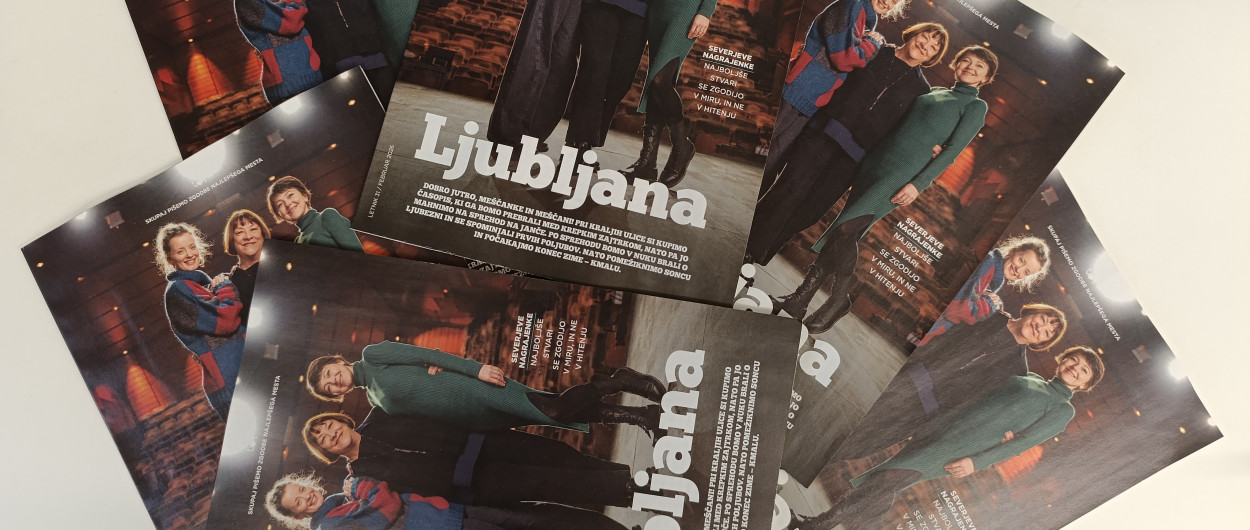 Naslovnica februarske številke glasila Ljubljana, foto: arhiv MOL