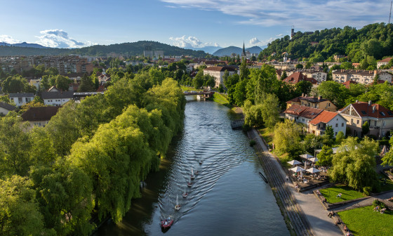 Ljubljanica grad Ljubljana Andrej Tarfila, Turizem Ljubljana