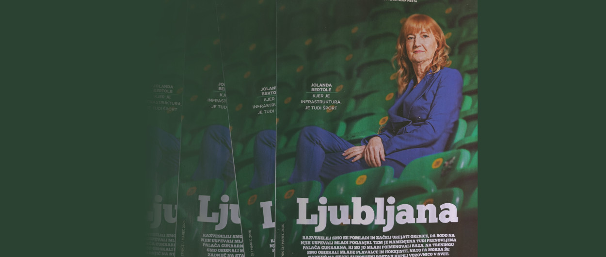 Naslovnica marčevske številke glasila Ljubljana
