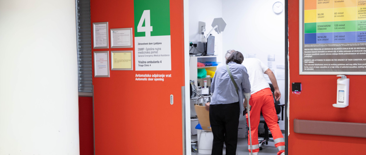 Ambulanta SNMP Zdravstvenega doma Ljubljana v prostorih Urgentnega centra Ljubljana