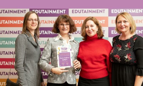 Certifikat Top investitor v izobraževanje 2025, foto: Gregor Ravnik, MKLJ