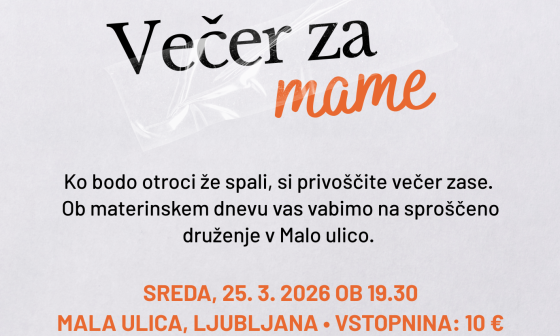 Večer za mame
